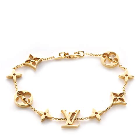 louis vuitton gold braclet